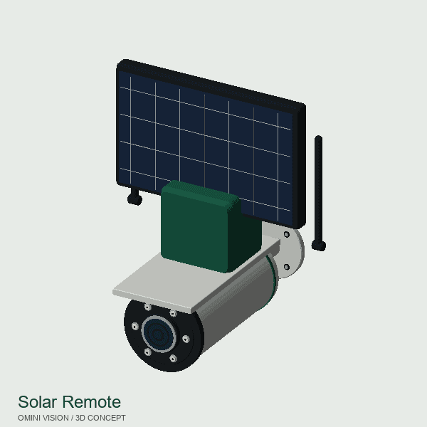 Solar Remote camera concept
