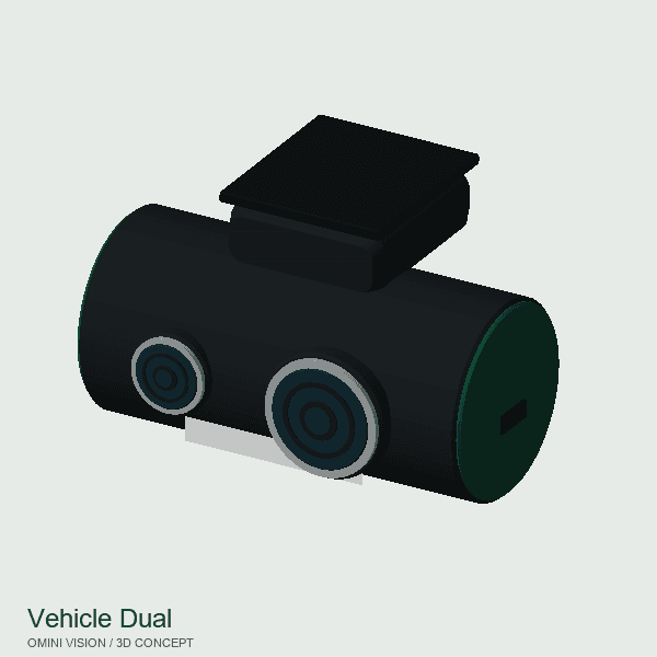 Vehicle Dual camera concept